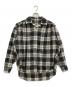 AiE（エーアイイー）の古着「Painter Shirt - Gauze Plaid」｜ホワイト×ブラック