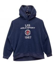 POLO RALPH LAUREN（ポロ・ラルフローレン）の古着「12 M. Yacht Callenge Fleece  Hoodie」｜ネイビー