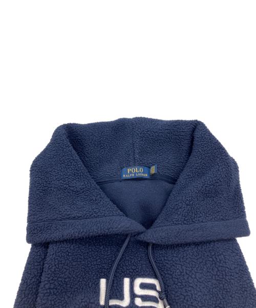POLO RALPH LAUREN（ポロ・ラルフローレン）POLO RALPH LAUREN (ポロ・ラルフローレン) 12 M. Yacht Callenge Fleece  Hoodie ネイビー サイズ:XXLの古着・服飾アイテム