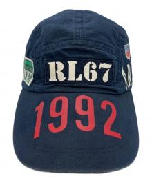 POLO RALPH LAUREN（ポロ・ラルフローレン）の古着「1992 Long-Bill Cap」｜ネイビー