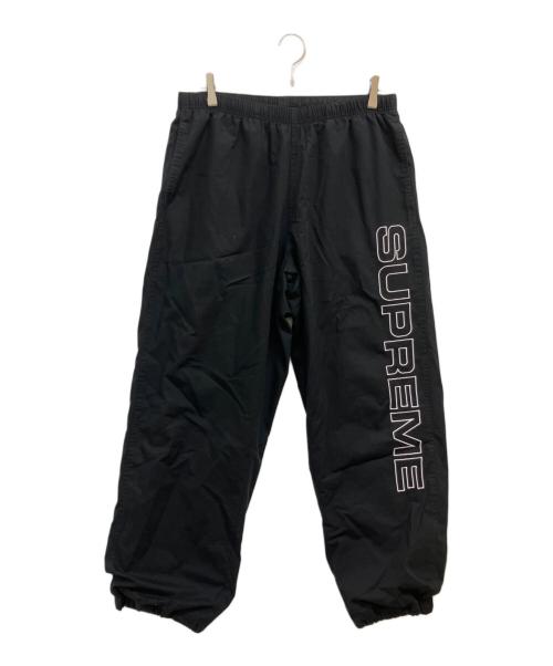 SUPREME（シュプリーム）Supreme (シュプリーム) pellout Embroidered Track Pant ブラック サイズ:Mの古着・服飾アイテム