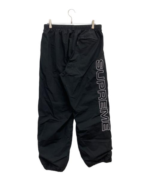 SUPREME（シュプリーム）Supreme (シュプリーム) pellout Embroidered Track Pant ブラック サイズ:Mの古着・服飾アイテム