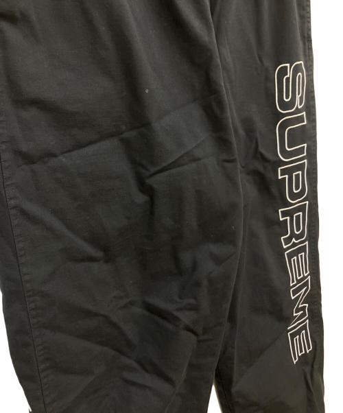 SUPREME（シュプリーム）Supreme (シュプリーム) pellout Embroidered Track Pant ブラック サイズ:Mの古着・服飾アイテム