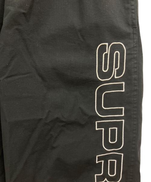 SUPREME（シュプリーム）Supreme (シュプリーム) pellout Embroidered Track Pant ブラック サイズ:Mの古着・服飾アイテム