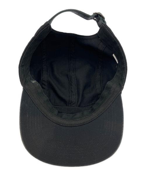 SUPREME（シュプリーム）Supreme (シュプリーム) WASHED CHINO TWILL CAMP CAP ブラックの古着・服飾アイテム