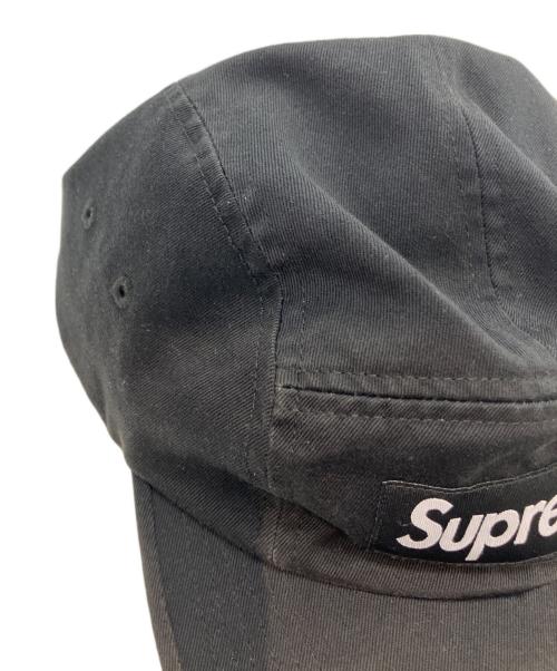 SUPREME（シュプリーム）Supreme (シュプリーム) WASHED CHINO TWILL CAMP CAP ブラックの古着・服飾アイテム