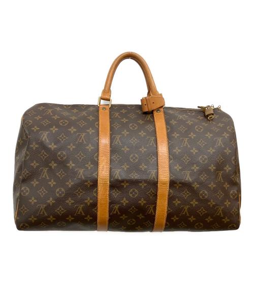 LOUIS VUITTON（ルイ ヴィトン）LOUIS VUITTON (ルイ ヴィトン) トラベルバッグ ブラウンの古着・服飾アイテム