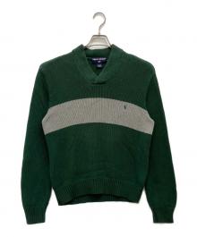 POLO SPORT（ポロスポーツ）の古着「ニット」｜グリーン