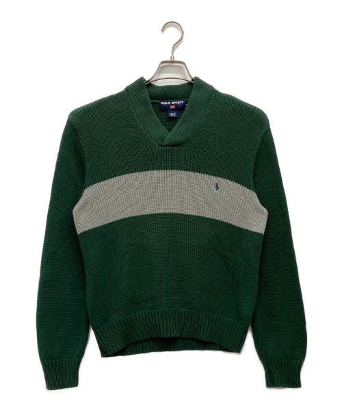 POLO SPORT（ポロスポーツ）POLO SPORT (ポロスポーツ) ニット グリーン サイズ:Mの古着・服飾アイテム