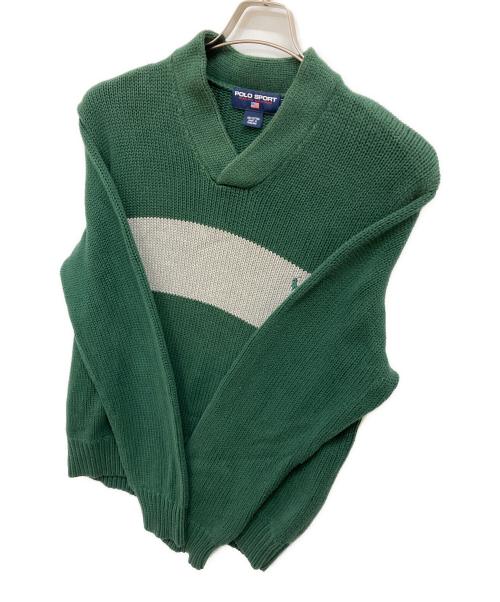 POLO SPORT（ポロスポーツ）POLO SPORT (ポロスポーツ) ニット グリーン サイズ:Mの古着・服飾アイテム