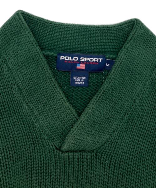 POLO SPORT（ポロスポーツ）POLO SPORT (ポロスポーツ) ニット グリーン サイズ:Mの古着・服飾アイテム