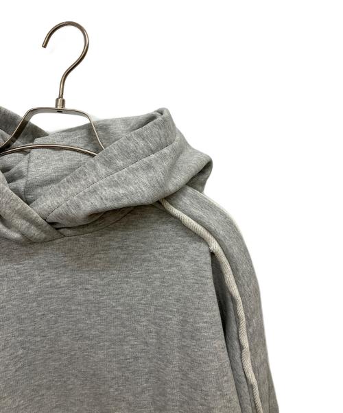 THEREDTHREAD（ザレッドスレッド）THEREDTHREAD (ザレッドスレッド) S open shoulder hoodie グレー サイズ:Fの古着・服飾アイテム