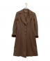 ESCADA（エスカーダ）の古着「アンゴラ混ウールコート」｜ブラウン