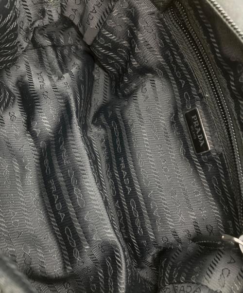 PRADA（プラダ）PRADA (プラダ) ナイロンハンドバッグ ブラックの古着・服飾アイテム