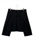 BLACK COMME des GARCONSブラックコムデギャルソン）の古着「ウールサルエルパンツ」｜ブラック