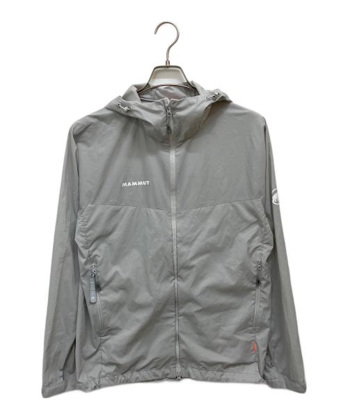MAMMUT（マムート）MAMMUT (マムート) グライダー 2.0 ウィンドブレーカー フーデッド ジャケット ライトグレー サイズ:Sの古着・服飾アイテム