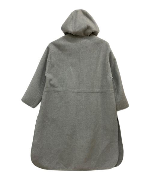 ebure（エブール）ebure (エブール) メランジビーバー ジップアップコート グレー サイズ:SIZE 36の古着・服飾アイテム