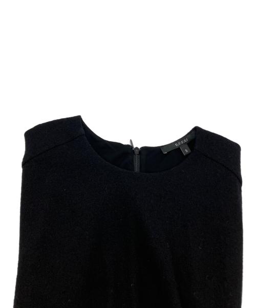 GUCCI（グッチ）GUCCI (グッチ) ウールワンピース ブラック サイズ:Sの古着・服飾アイテム