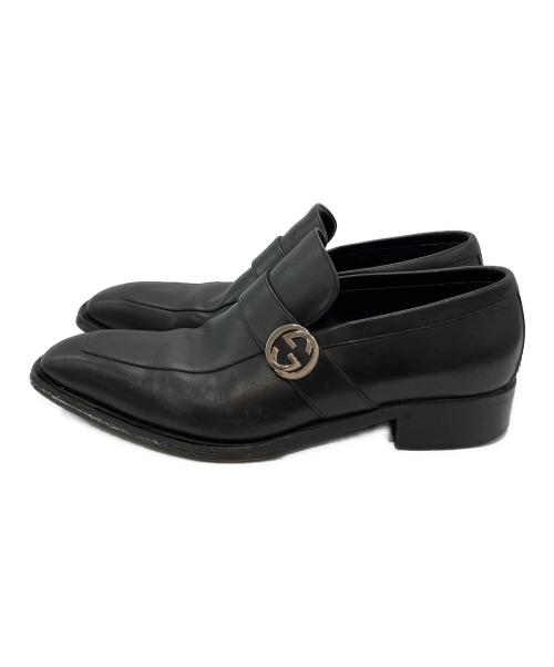 GUCCI（グッチ）GUCCI (グッチ) ドレスシューズ ブラック サイズ:39の古着・服飾アイテム