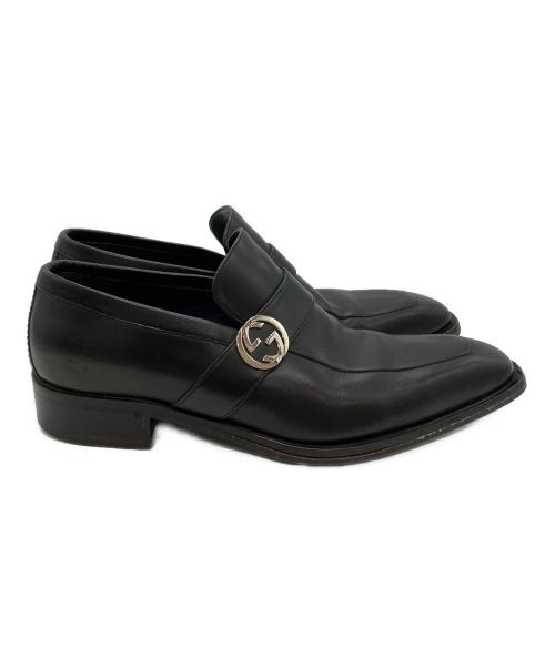 GUCCI（グッチ）GUCCI (グッチ) ドレスシューズ ブラック サイズ:39の古着・服飾アイテム