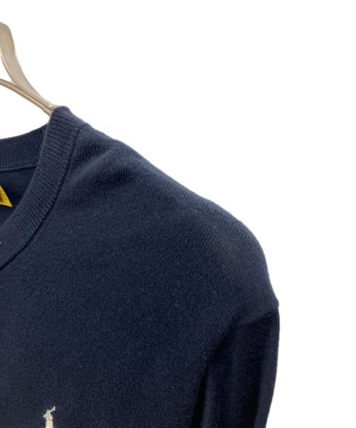 POLO RALPH LAUREN（ポロ・ラルフローレン）POLO RALPH LAUREN (ポロ・ラルフローレン) ピマコットンカーディガン ネイビー サイズ:XLの古着・服飾アイテム