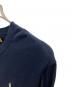 中古・古着 POLO RALPH LAUREN (ポロ・ラルフローレン) ピマコットンカーディガン ネイビー サイズ:XL：8000円