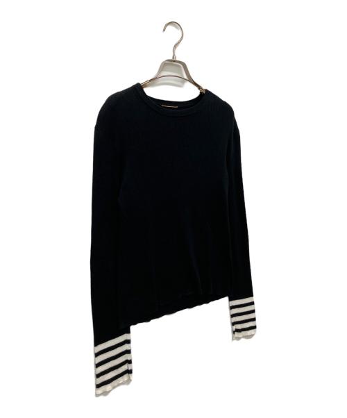 DEUXIEME CLASSE（ドゥーズィエム クラス）Deuxieme Classe (ドゥーズィエム クラス) sleeve line プルオーバー ブラック サイズ:-の古着・服飾アイテム