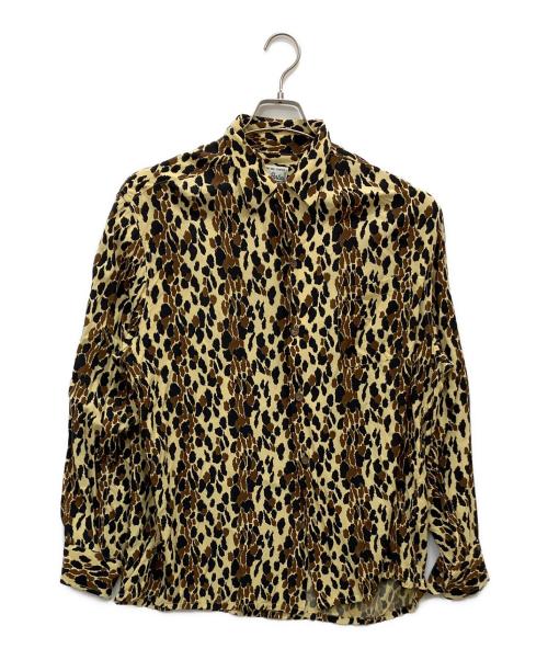 WACKO MARIA（ワコマリア）WACKO MARIA (ワコマリア) レオパードハワイアンシャツ ベージュ サイズ:Lの古着・服飾アイテム
