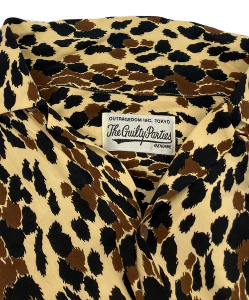 WACKO MARIA（ワコマリア）WACKO MARIA (ワコマリア) レオパードハワイアンシャツ ベージュ サイズ:Lの古着・服飾アイテム