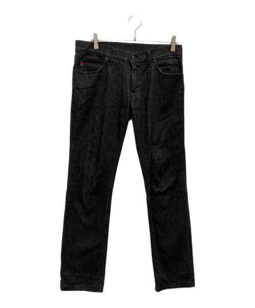 GUCCI（グッチ）GUCCI (グッチ) デニムパンツ ブラック サイズ:SIZE 48の古着・服飾アイテム