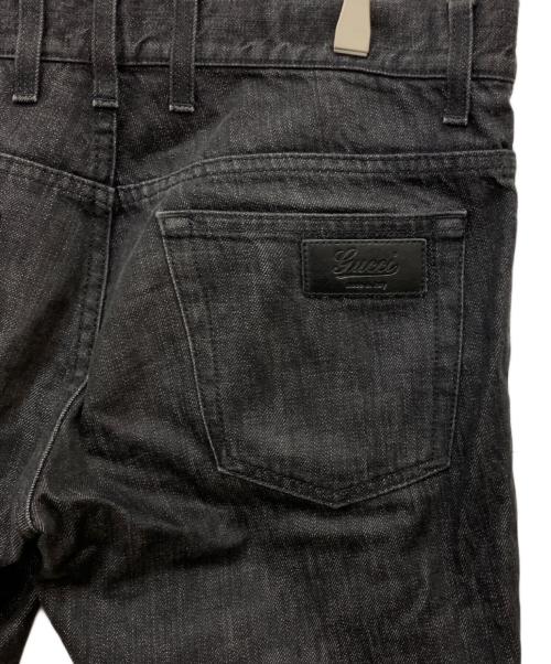 GUCCI（グッチ）GUCCI (グッチ) デニムパンツ ブラック サイズ:SIZE 48の古着・服飾アイテム