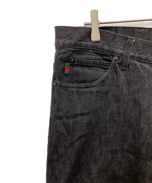GUCCI（グッチ）GUCCI (グッチ) デニムパンツ ブラック サイズ:SIZE 48の古着・服飾アイテム