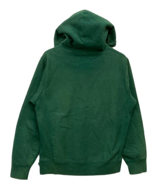 SUPREME（シュプリーム）SUPREME (シュプリーム) S LOGO  HOODED SWEATSHIRT グリーン サイズ:Mの古着・服飾アイテム