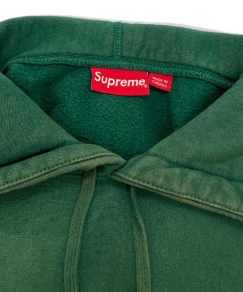 SUPREME（シュプリーム）SUPREME (シュプリーム) S LOGO  HOODED SWEATSHIRT グリーン サイズ:Mの古着・服飾アイテム