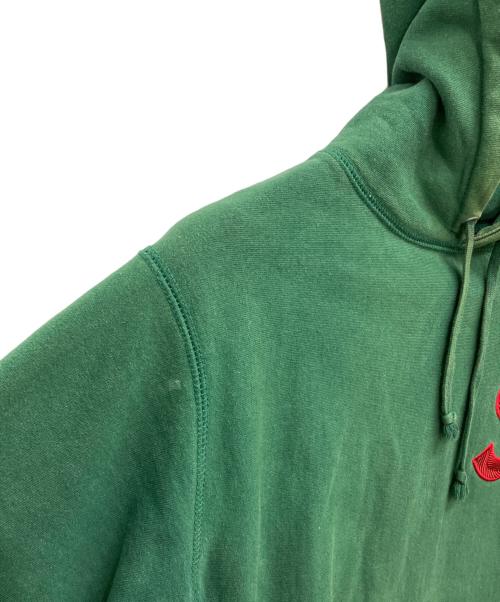 SUPREME（シュプリーム）SUPREME (シュプリーム) S LOGO  HOODED SWEATSHIRT グリーン サイズ:Mの古着・服飾アイテム