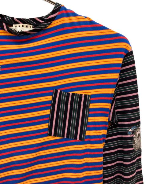 MARNI（マルニ）MARNI (マルニ) Frank Navin (フランクナヴィン) 長袖Tシャツ オレンジ サイズ:SIZE 46の古着・服飾アイテム