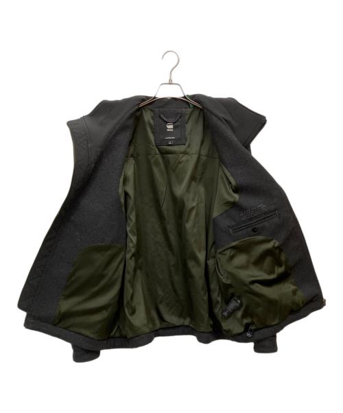 G-STAR RAW（ジースターロゥ）G-STAR RAW (ジースターロゥ) WOOL BOMBER ブラック サイズ:XLの古着・服飾アイテム