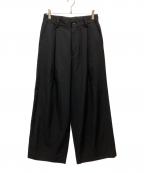 sssteinシュタイン）の古着「EXTRA WIDE TROUSERS」｜ブラック