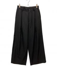 ssstein（シュタイン）の古着「EXTRA WIDE TROUSERS」｜ブラック