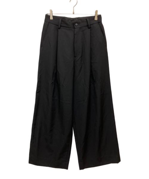 ssstein（シュタイン）ssstein (シュタイン) EXTRA WIDE TROUSERS ブラック サイズ:Sの古着・服飾アイテム