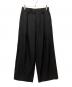 ssstein（シュタイン）の古着「EXTRA WIDE TROUSERS」｜ブラック