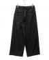 ssstein (シュタイン) EXTRA WIDE TROUSERS ブラック サイズ:S：30000円