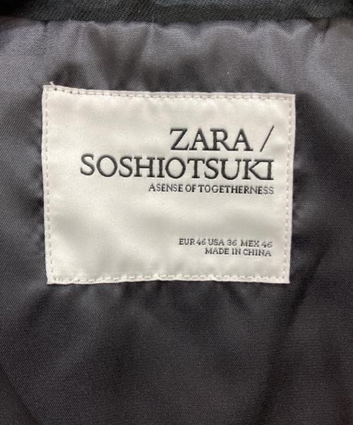 ZARA（ザラ）ZARA (ザラ) SOSHIOTSUKI (ソウシ オオツキ) BLAZER TRAJE RELAXED FIT ブラック サイズ:46の古着・服飾アイテム
