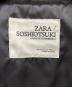 中古・古着 ZARA (ザラ) SOSHIOTSUKI (ソウシ オオツキ) BLAZER TRAJE RELAXED FIT ブラック サイズ:46：18000円