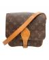 LOUIS VUITTON（ルイ ヴィトン）の古着「カルトシエールMM/モノグラム/ショルダーバッグ」｜ブラウン