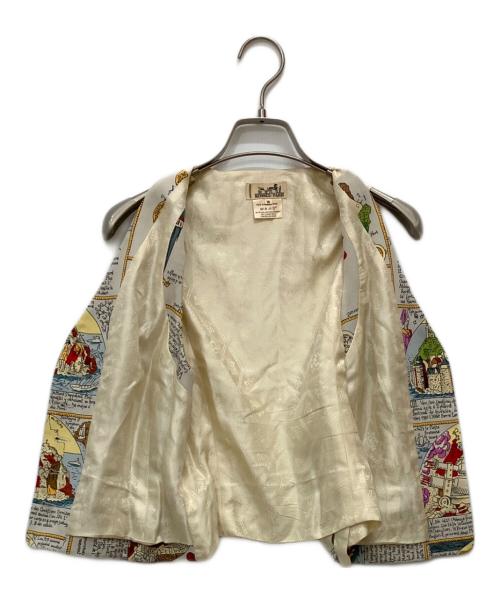 HERMES（エルメス）HERMES (エルメス) 切替ベスト ベージュ サイズ:SIZE 36の古着・服飾アイテム