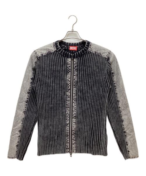 DIESEL（ディーゼル）DIESEL (ディーゼル) ドライバーズニット グレー サイズ:XSの古着・服飾アイテム