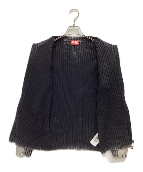 DIESEL（ディーゼル）DIESEL (ディーゼル) ドライバーズニット グレー サイズ:XSの古着・服飾アイテム