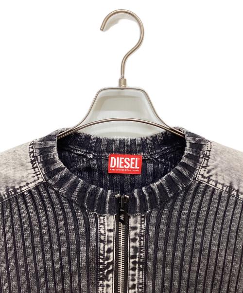 DIESEL（ディーゼル）DIESEL (ディーゼル) ドライバーズニット グレー サイズ:XSの古着・服飾アイテム