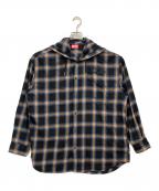 DIESELディーゼル）の古着「シャツ」｜ブラウン×ブラック
